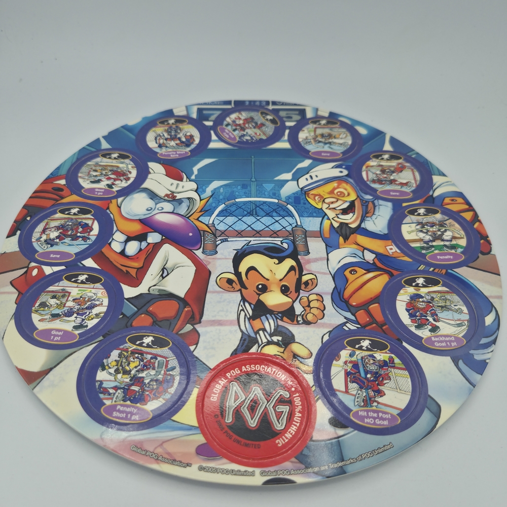 POG Game Board Round Collectible Pogs